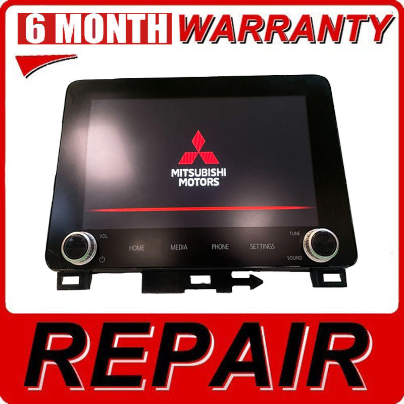 Repair Only 2022 - 2024 Mitsubishi Eclipse Cross OEM 8 AM FM Radio Touch Screen Receiver