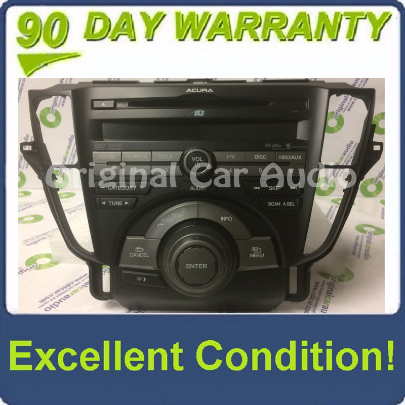 New 2009 - 2011 Acura TL OEM Navigation Gracenote AM FM CD Player Receiver NO Climate Buttons 3BB0, 3PB0