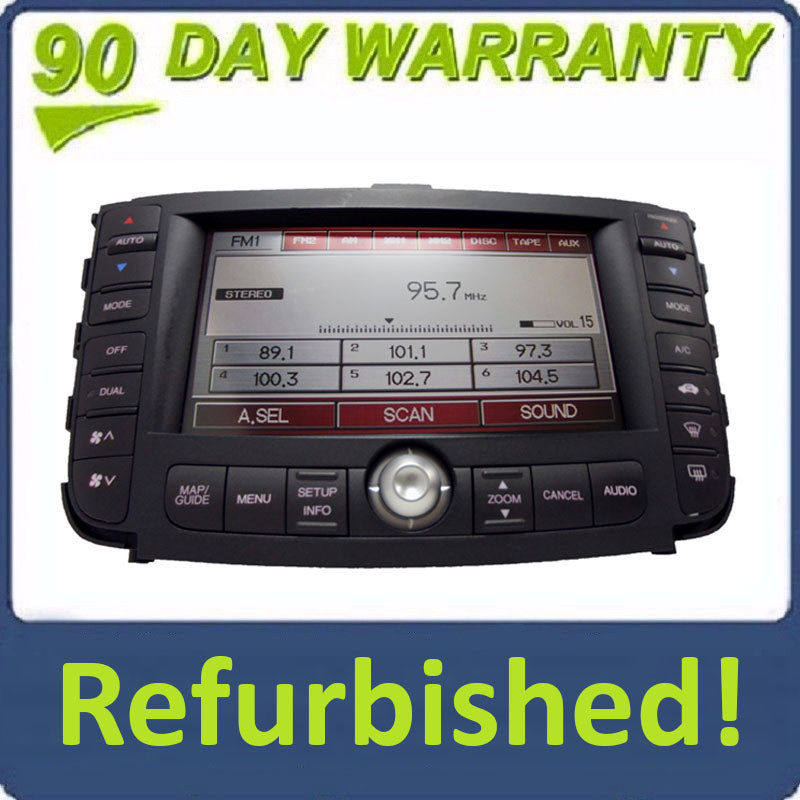 Refurbished 2007 2008 Acura TL S-TYPE GPS Navigation LCD display screen monitor