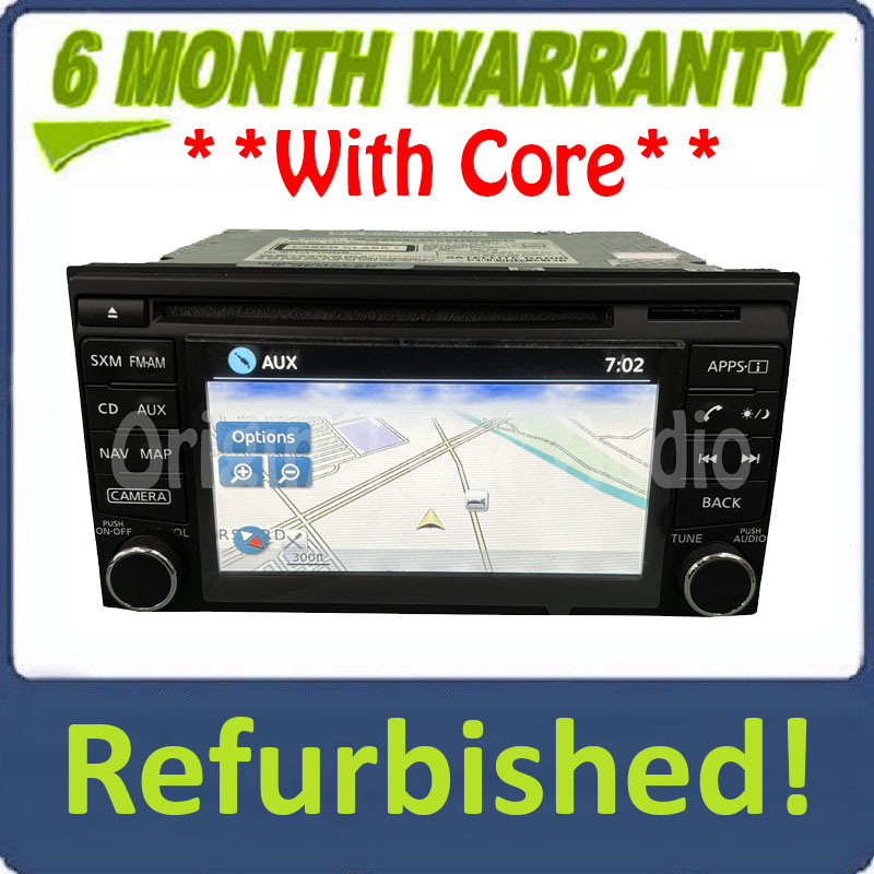 Refurbished 2015 - 2016 Frontier Xterra OEM AM FM Radio CD Player Receiver