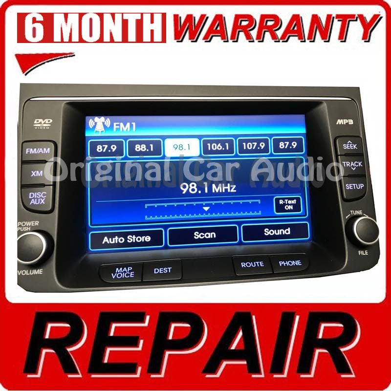 Repair YOUR 2009 - 2014 Hyundai Genesis OEM Navigation Display Screen Replacement Repair
