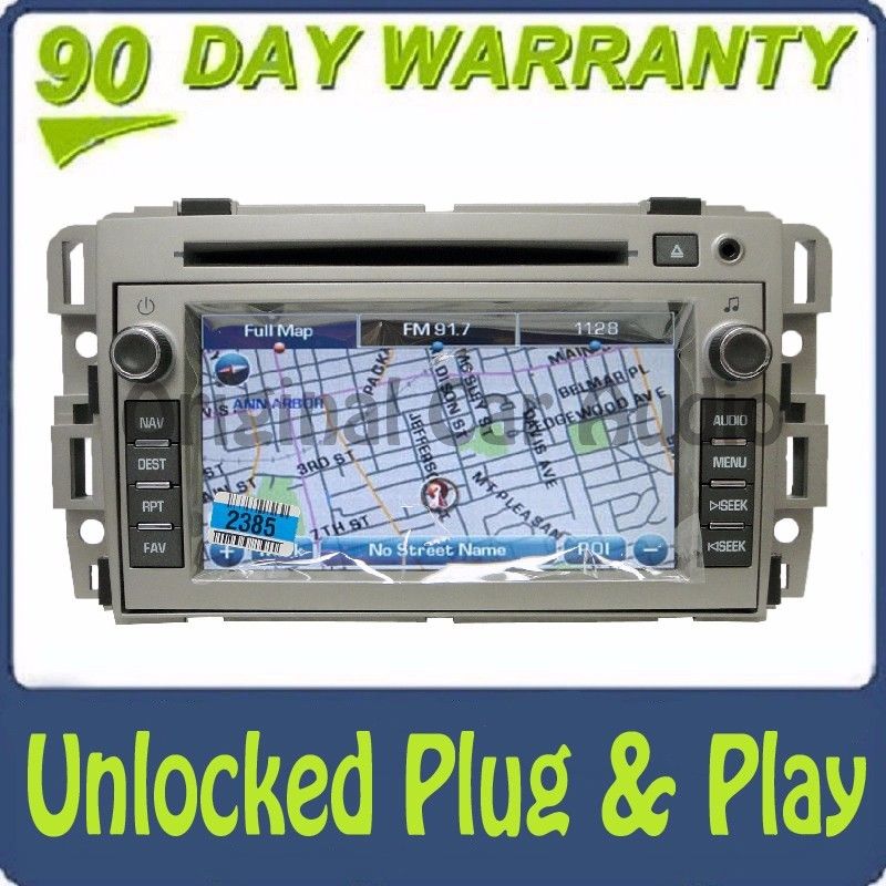 2007 - 2008 Buick Lucerne Navigation Radio GPS Screen CD Player