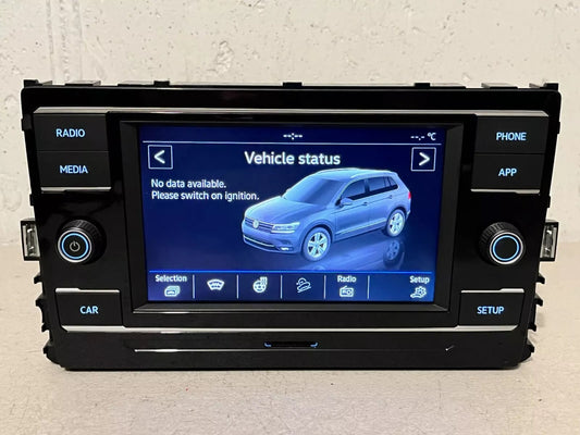 Refurbished 2018 - 2019 Volkswagen Tiguan OEM APP Touch Screen Display AM FM Radio Receiver