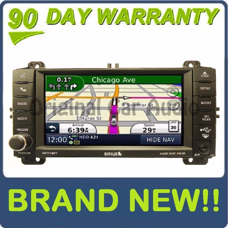 2011 2012 2013 Jeep Grand Cherokee Dodge Durango Nav GPS MyGig HD Radio AM FM CD Player, RHB