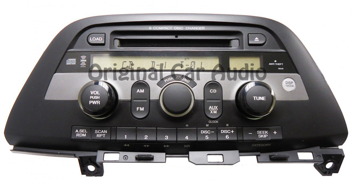 HONDA Odyssey XM Radio Stereo 6 CD Changer Player 2005 2006 2007 2008 2009 1BU0