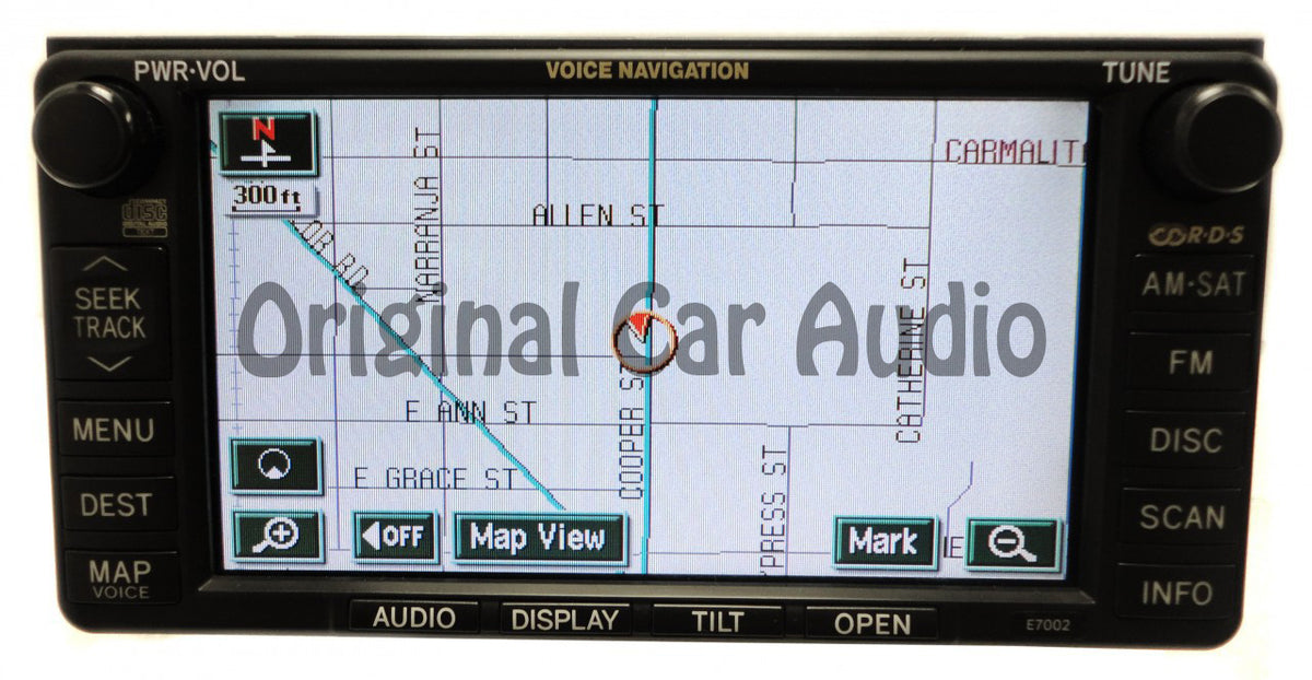 2004 2005 2006 LEXUS ES330 OEM Navigation GPS System LCD Display Screen Monitor Radio CD Player E7002