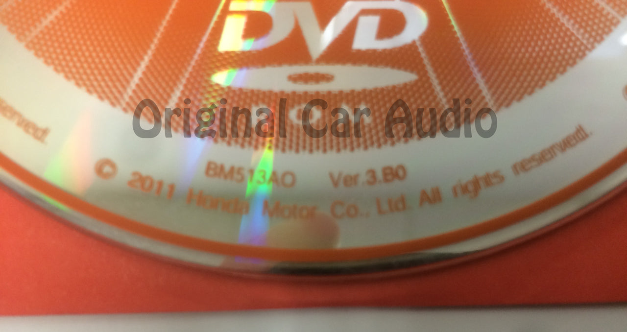 Acura Honda Satellite Navigation System GPS DVD Drive Disc BM513AO Ver. 3.B0