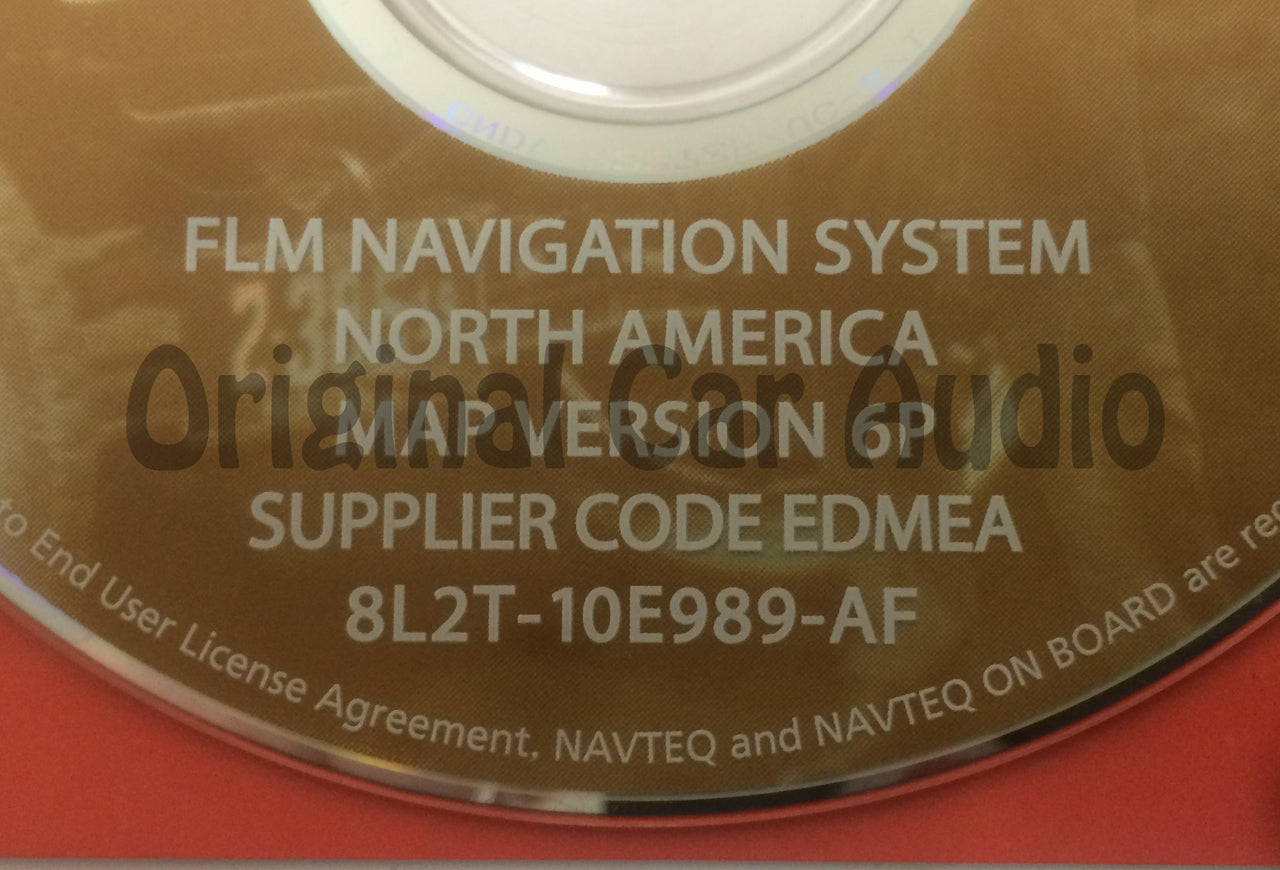 Ford Lincoln Mercury Navigation System GPS DVD Drive Disc 8L2T-10E989-AF Map Release 6P