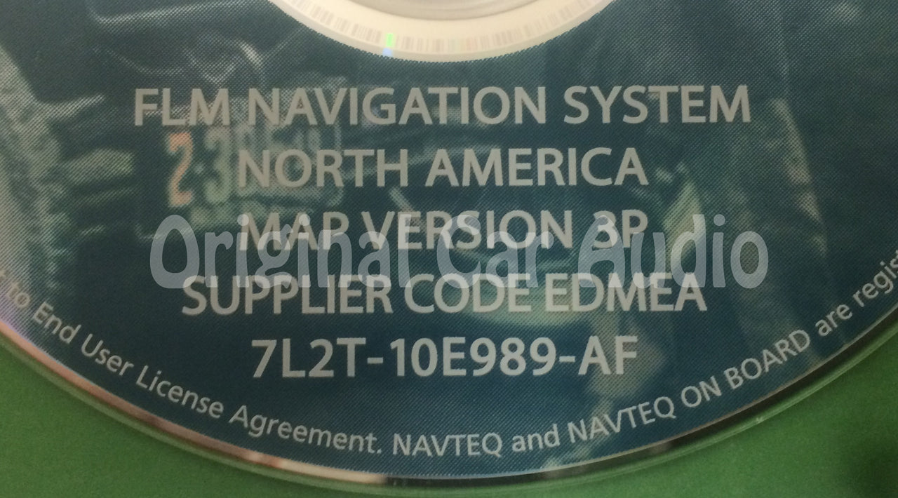 Ford Lincoln Mercury Navigation System GPS DVD Drive Disc 7L2T-18E989-AF Map Release 3P