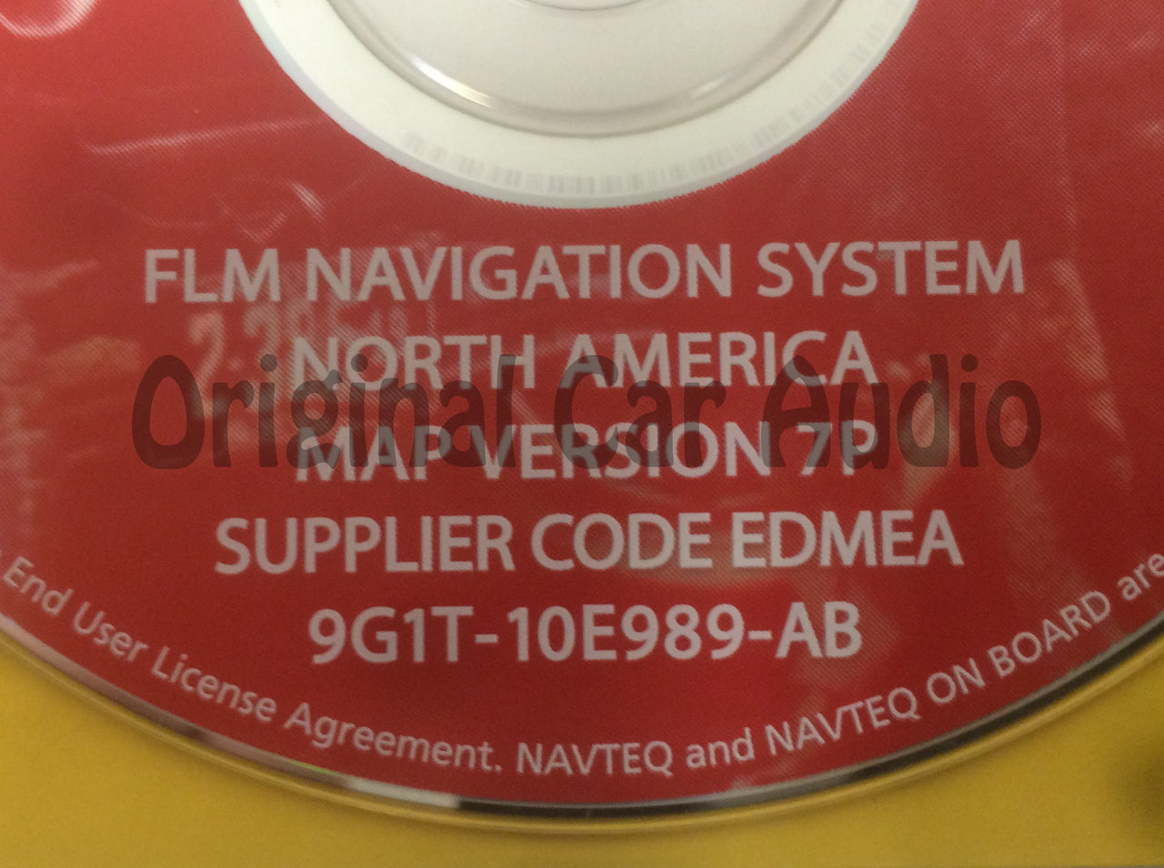 Ford Lincoln Mercury Navigation System GPS DVD Drive Disc 9G1T-10E989-AB Map Release 7P