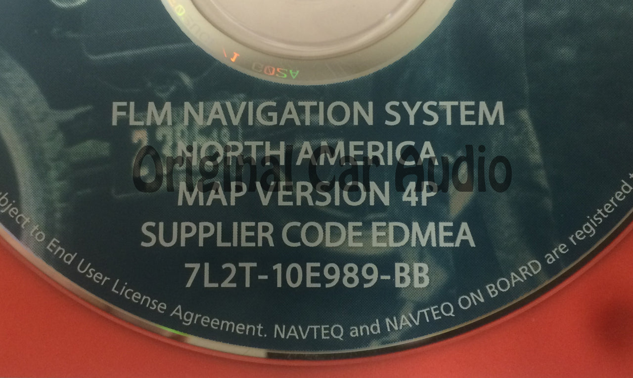 Ford Lincoln Mercury Navigation System GPS DVD Drive Disc 7L2T-10E989-BB Map Release 4P
