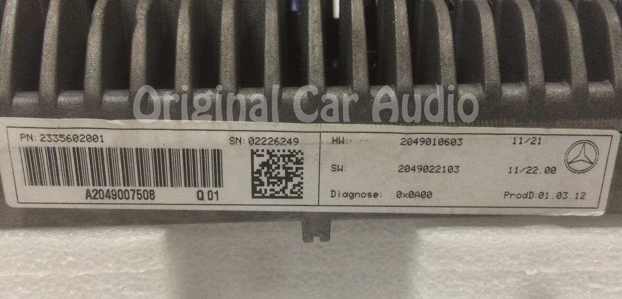 2012 2013 2014 MERCEDES BENZ C250 OEM GPS NAVI DISPLAY SCREEN A2049007508