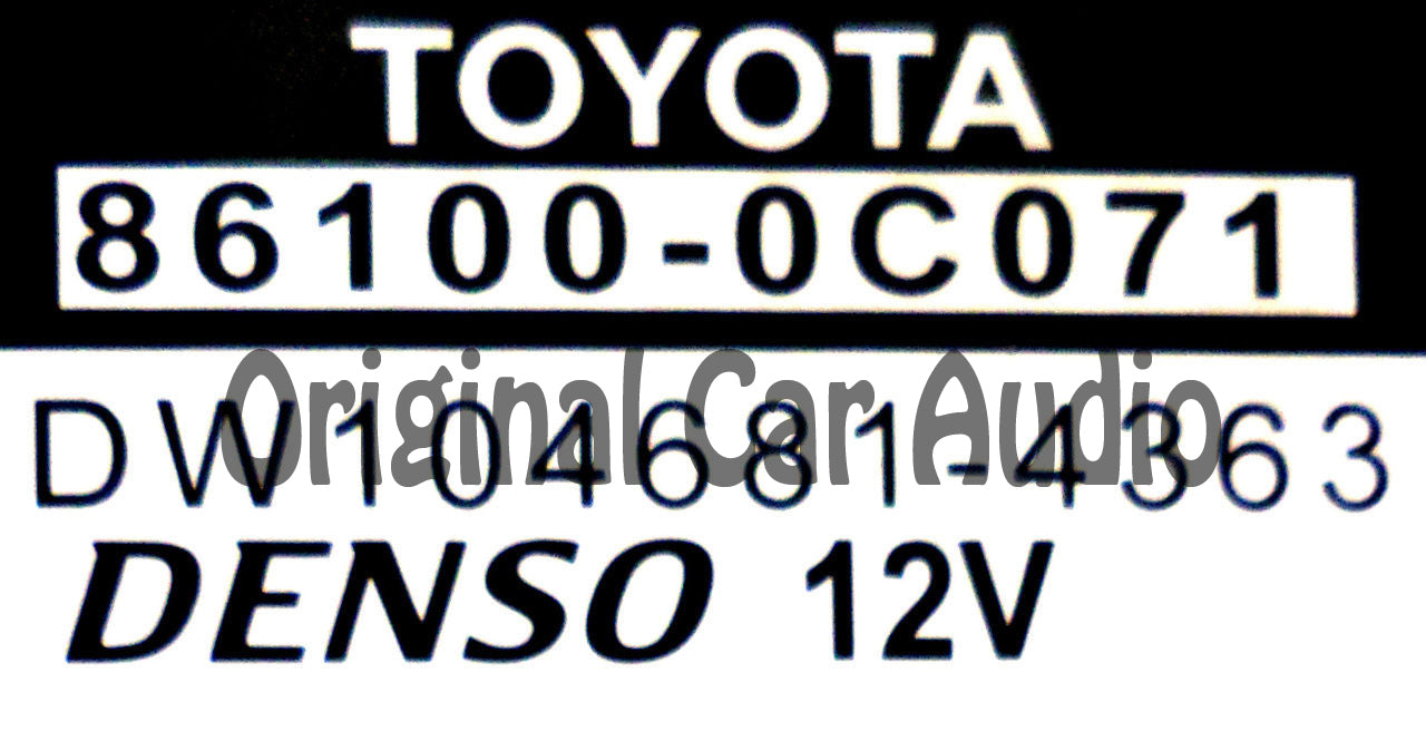 E7043 2013 Toyota Sequoia Navigation gps system radio cd player