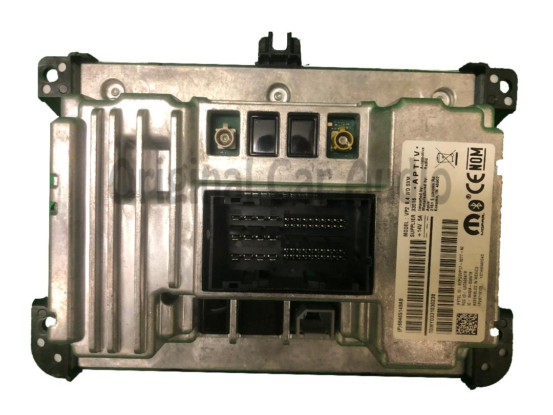 2019 - 2024 Dodge Durango OEM VP2 8.4 WD SXM UCM UAM Multi Media Touch Screen Radio Receiver
