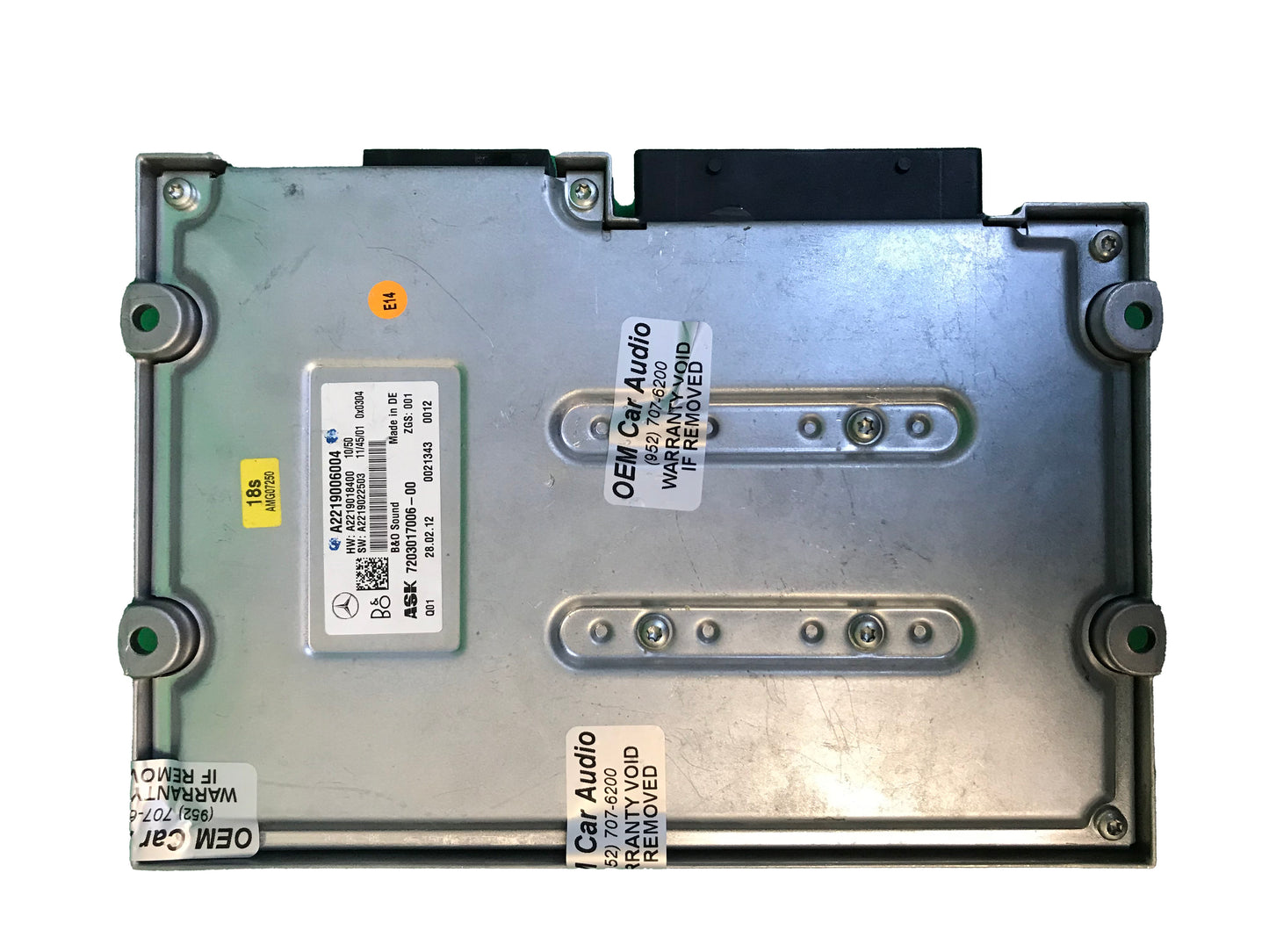 2012 - 2015 MERCEDES S-CLASS 2015 Mercedes SL550 OEM Amp Bang & Olufsen Radio Stereo Amplifier
