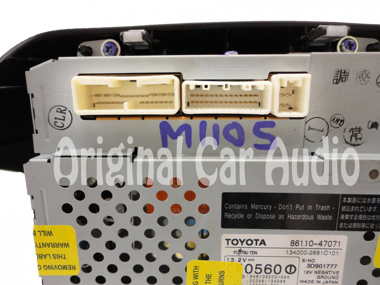 2004 - 2006 Toyota Prius OEM Information Energy Center Display Screen