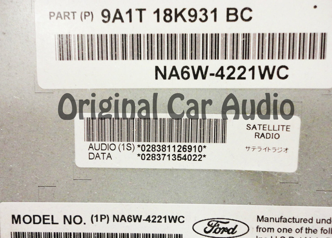 2009 2010 Lincoln MKX OEM Navigation GPS Radio Stereo Single CD Player