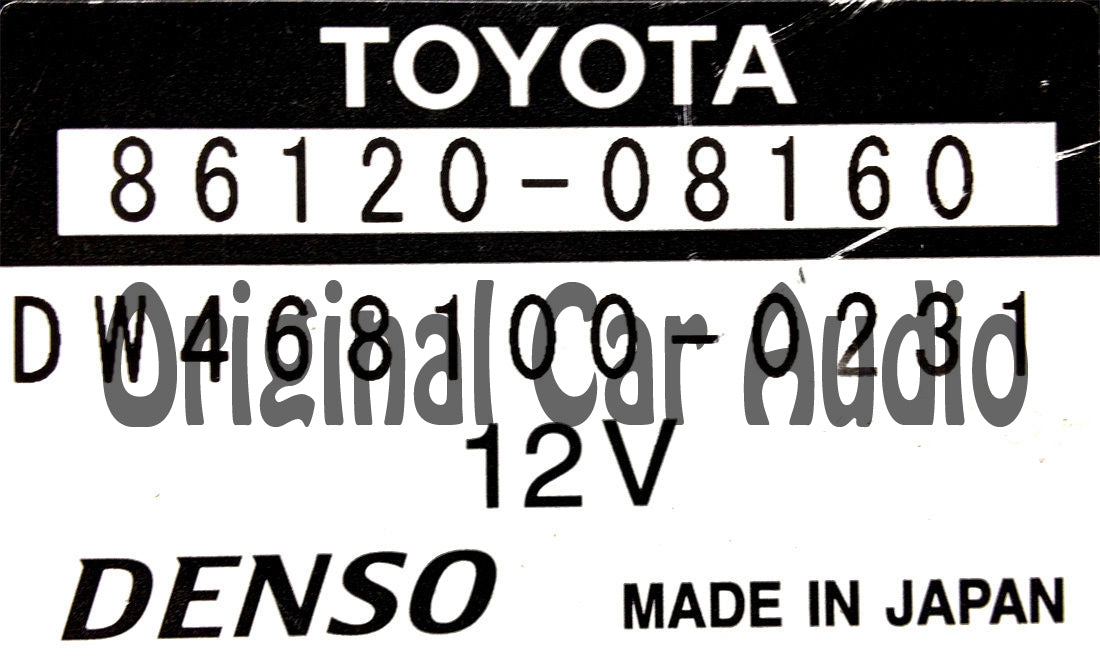 Remanufactured 2004 - 2010 Toyota Sienna OEM Navigation System GPS Radio E7007
