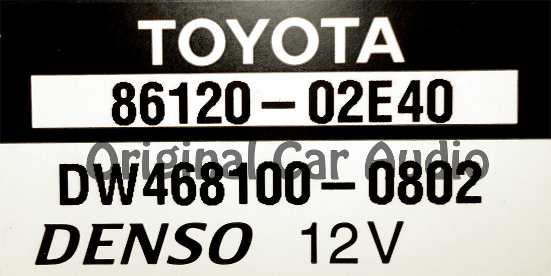 E7019 Toyota Rav4 Corolla Navigation System GPS Radio