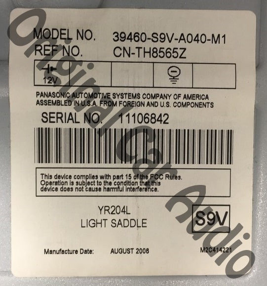 HONDA PILOT OEM Roof DVD Display Screen