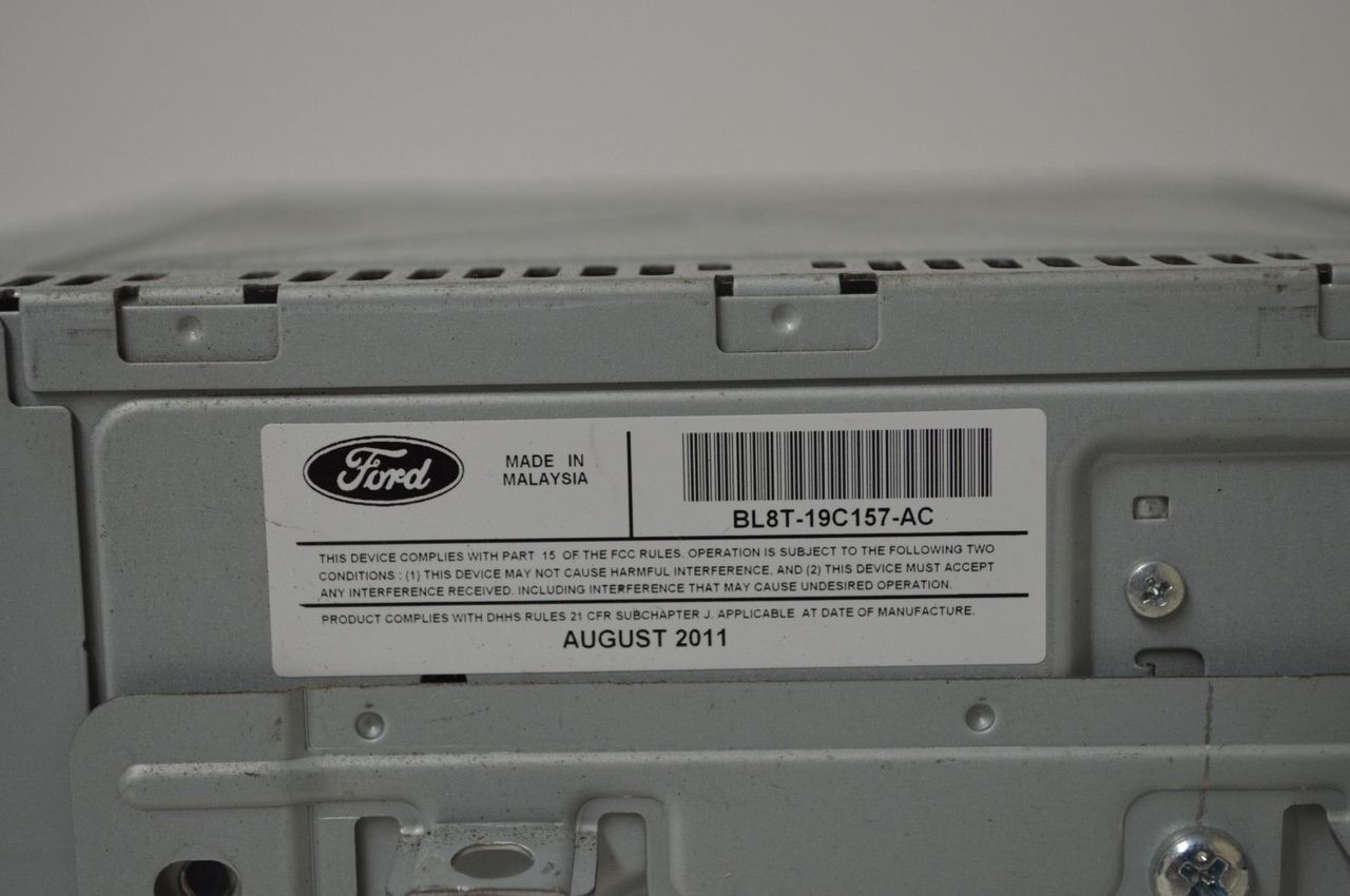 2011 - 2012 Ford Escape OEM Radio Single CD Player AM FM SAT MP3 Receiver