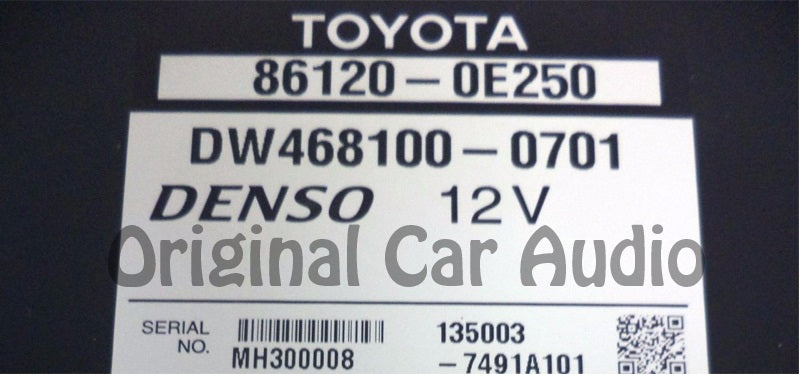 Refurbished TOYOTA Factory JBL Navigation Radio XM MP3 CD Player