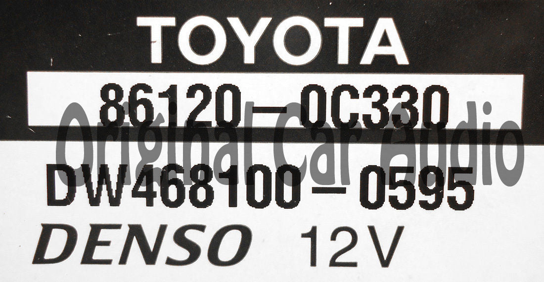 E7026 2013 2014 TOYOTA Tundra Sequoia JBL Navigation GPS CD Player HD Gracenote Bluetooth Satellite AM FM