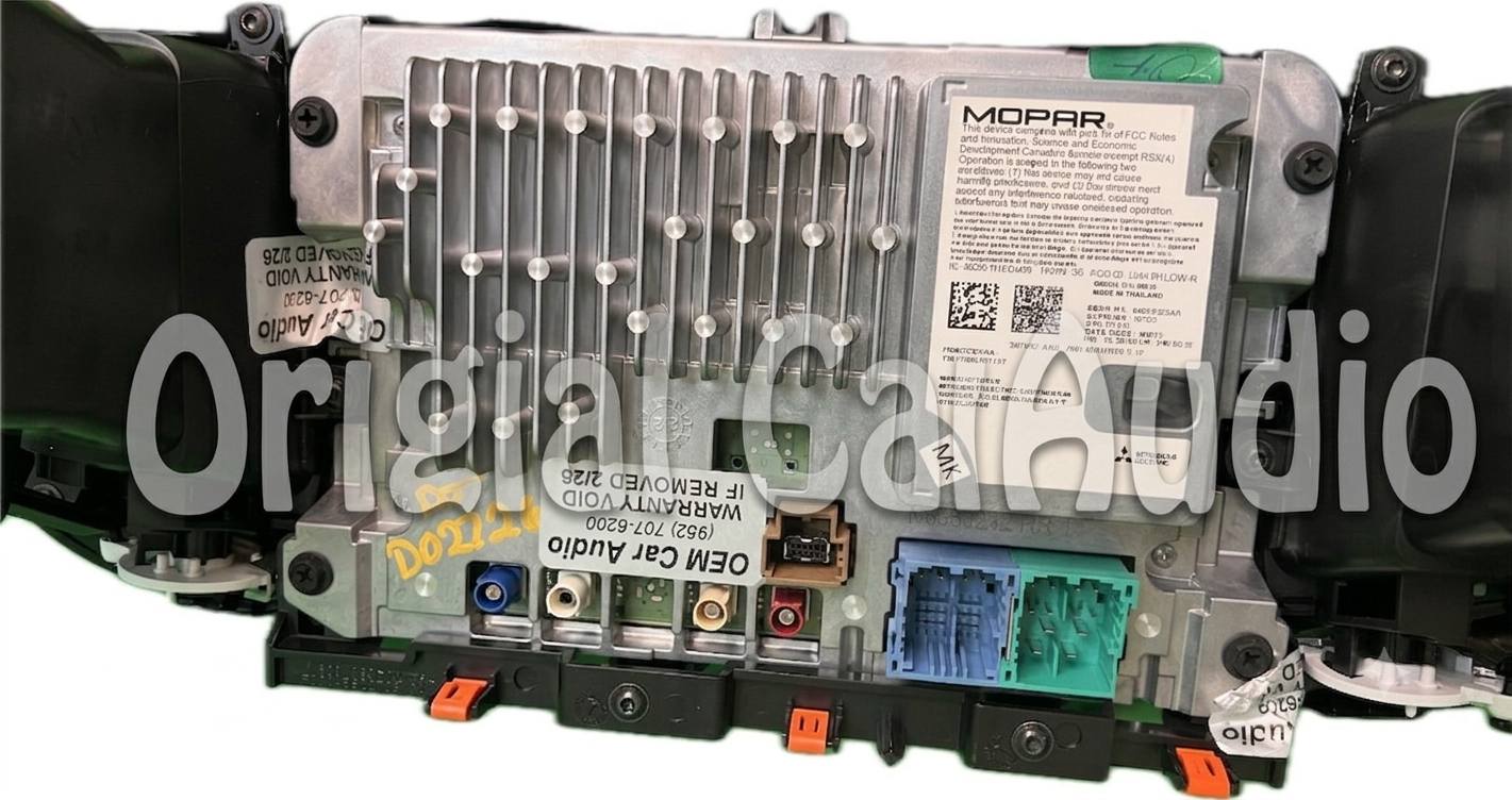 2022 2023 Chrysler Caravan Voyager Radio Receiver 7.0" Display Screen W/Satellite Radio Audio Equipment