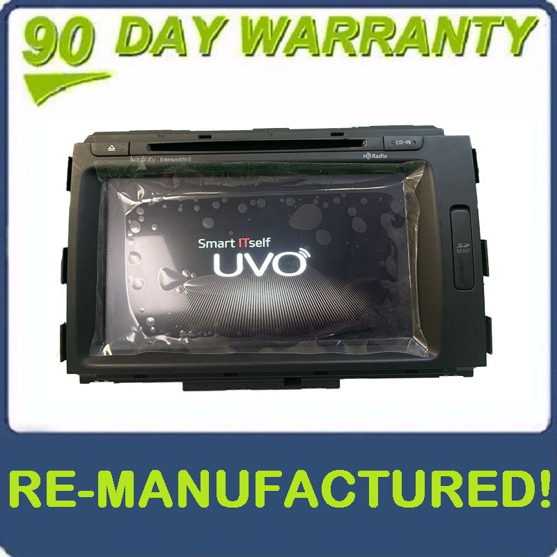 Reman 2015 - 2017 Kia Sedona OEM Infinity Navigation Touch Screen HD Radio Receiver