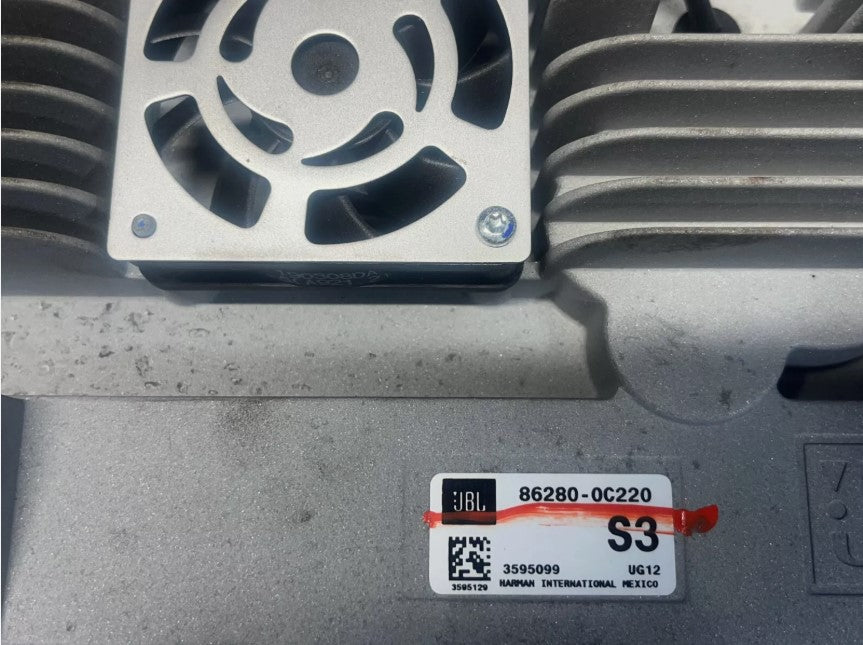 2019 - 2021 Toyota Sequoia OEM JBL Entune 3.0 Radio 14 Speakers Premium Sound Amp Amplifier