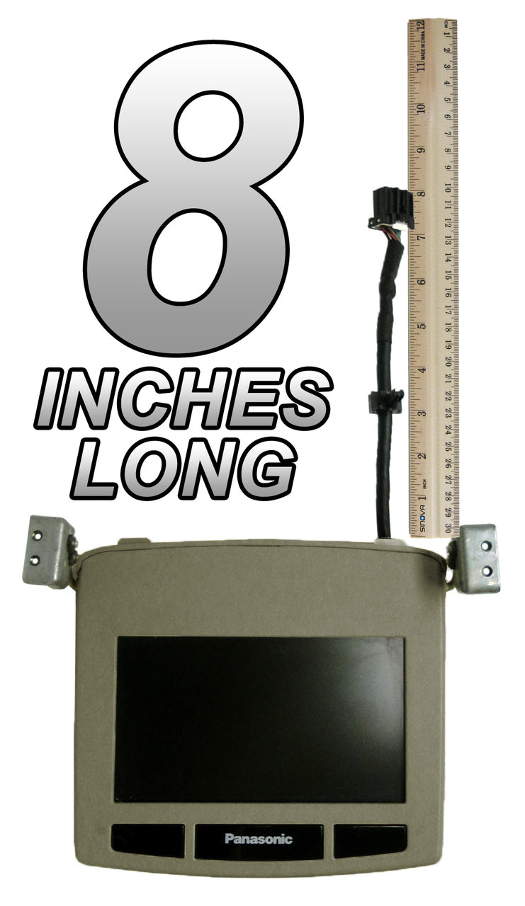2003 2004 2005 2006 NEW Chevy GMC Cadillac DVD SCREEN Display Only Pewter 8in