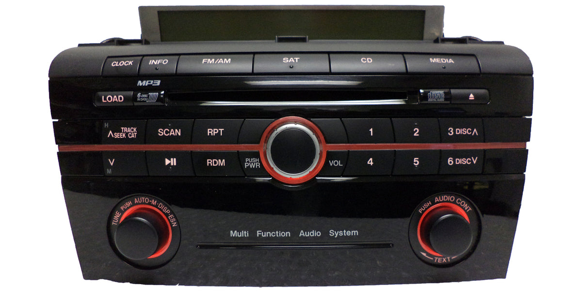 2006 2007 2008 2009 Mazda 3 Radio SAT XM CD Player Multi Function Audio System