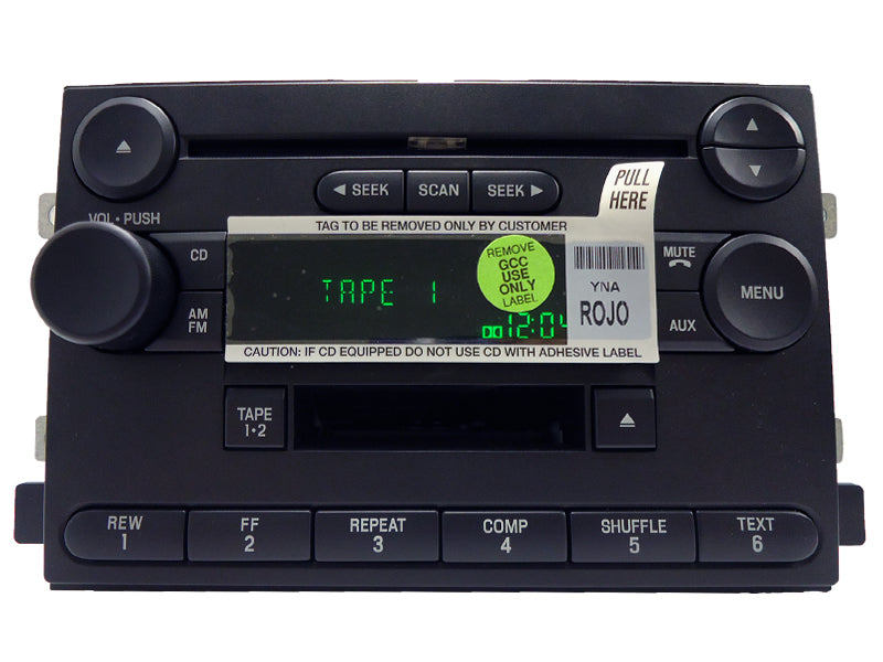 NEW 2004 2005 2006 FORD Fusion F-150 Freestyle Mustang OEM Radio Stereo Tape Cassette CD Player Receiver