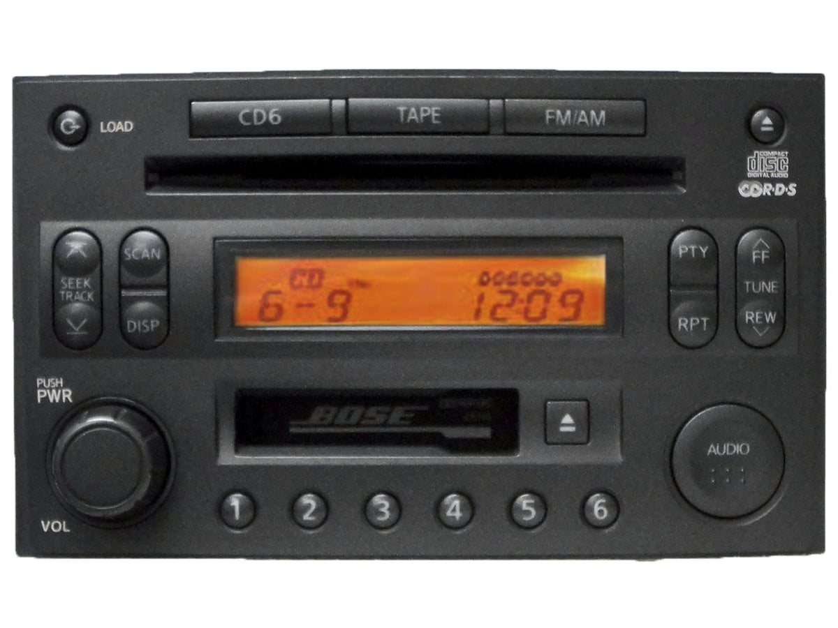 Nissan 350Z BOSE Radio Tape Stereo 6 Disc Changer MP3 CD Player CR160 PP-2514L-A
