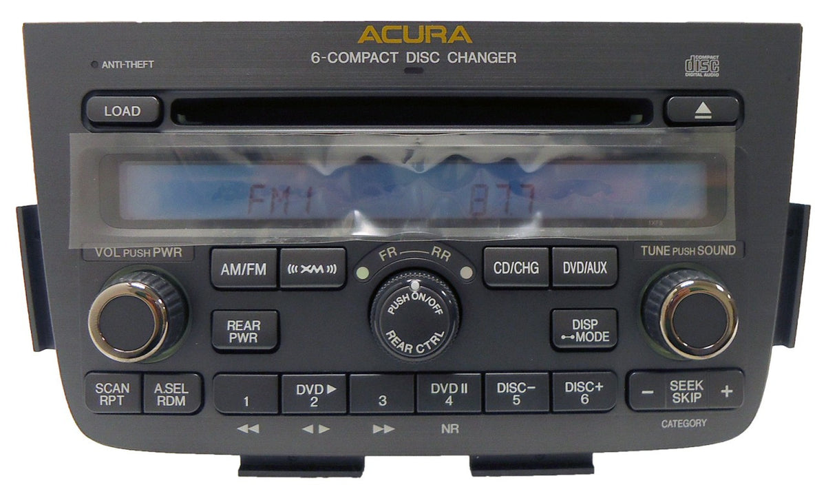 Acura MDX 1XF8 BOSE Radio 6 Disc CD Changer XM Satellite Radio