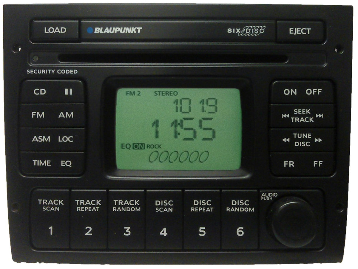 2004 - 2006 Pontiac GTO BLAUPUNKT Radio 6 Disc CD Changer Stereo OEM
