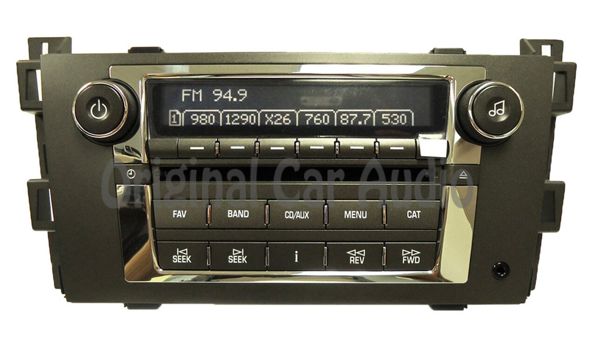 Unlocked 2007 - 2009 Cadillac Radio Stereo MP3 CD Player Auxiliary Receiver OEM