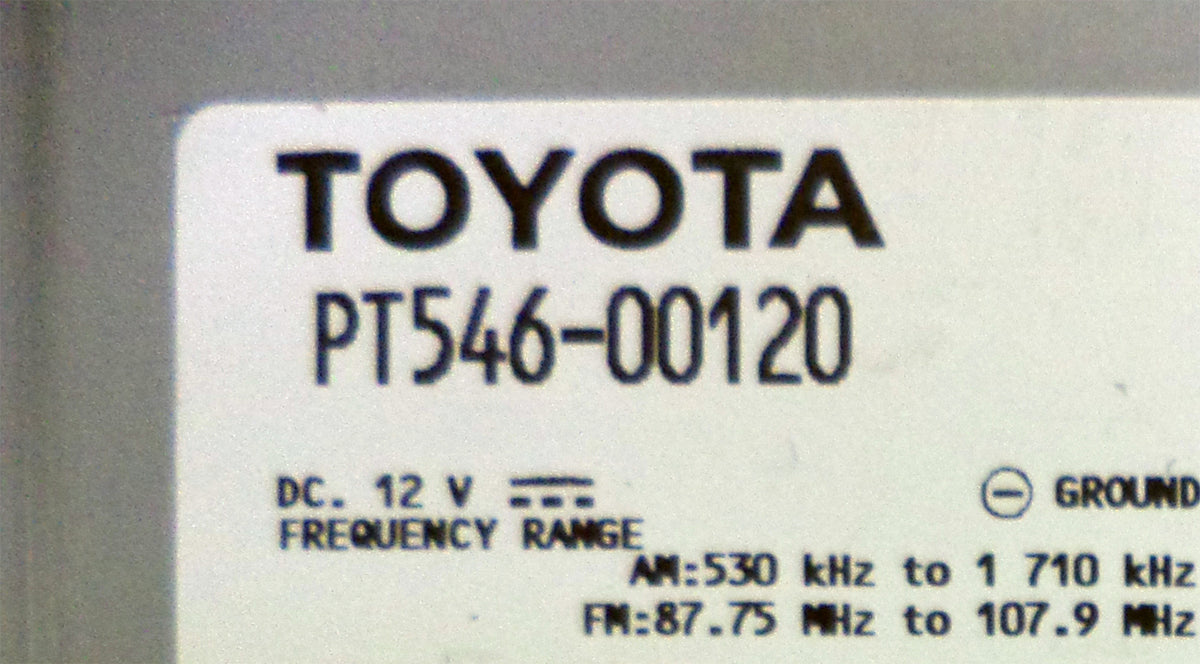 SCION xA xB xD tC Pioneer Radio Stereo MP3 CD Player T1819 PT546-00120 2000 2001 2002 2003 2004 2005 2006 2007 2008 2009 2010