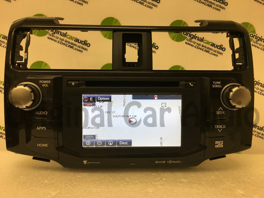 Refurbished 2014 - 2019 TOYOTA 4RUNNER Entune Navigation Touch Screen HD XM Radio 510540