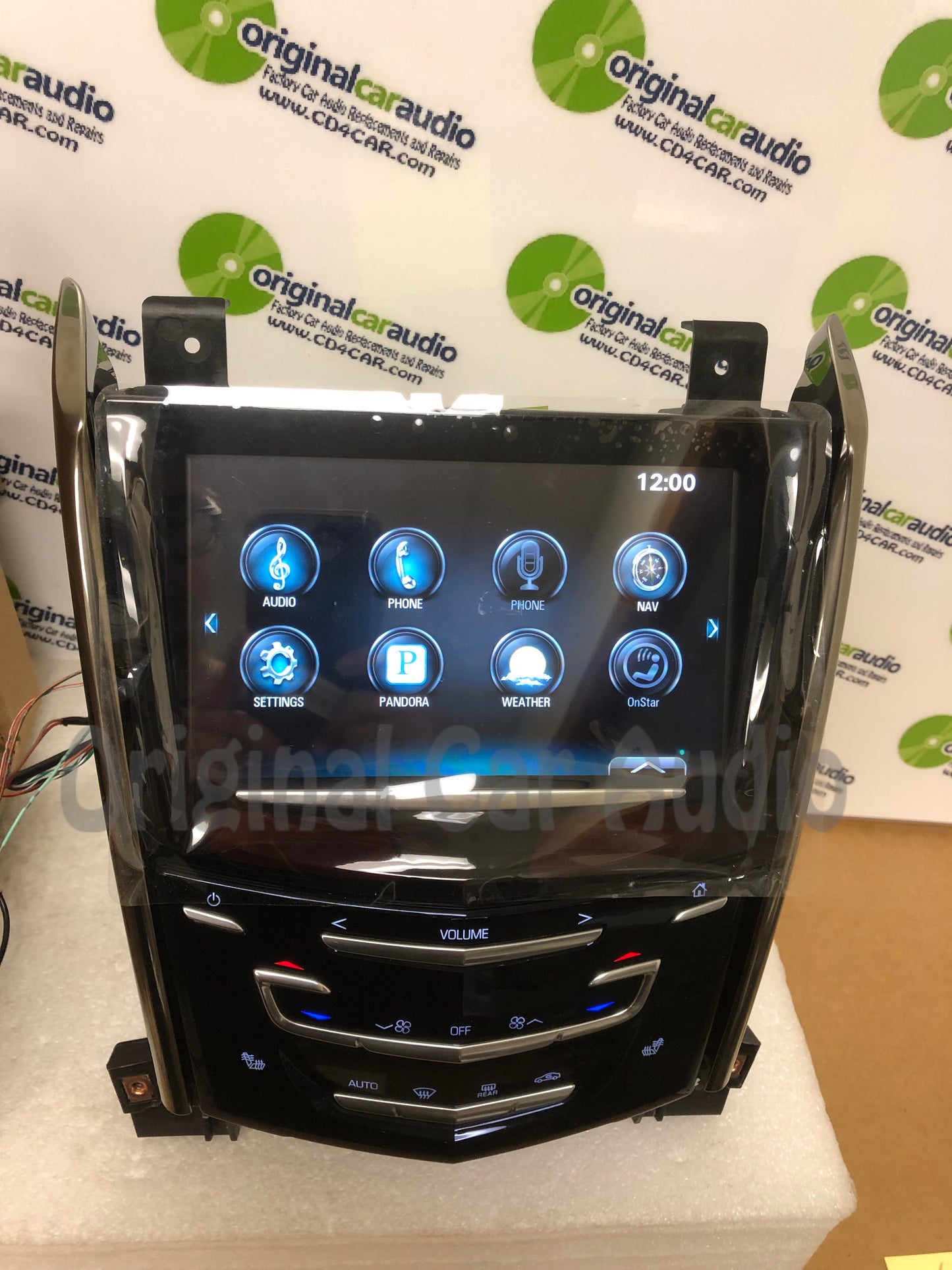 Refurbished 2013 - 2019 Cadillac Navigation GPS Bluetooth Touch Screen Display Control Panel Unit With Vented Heated and Cooled Seats