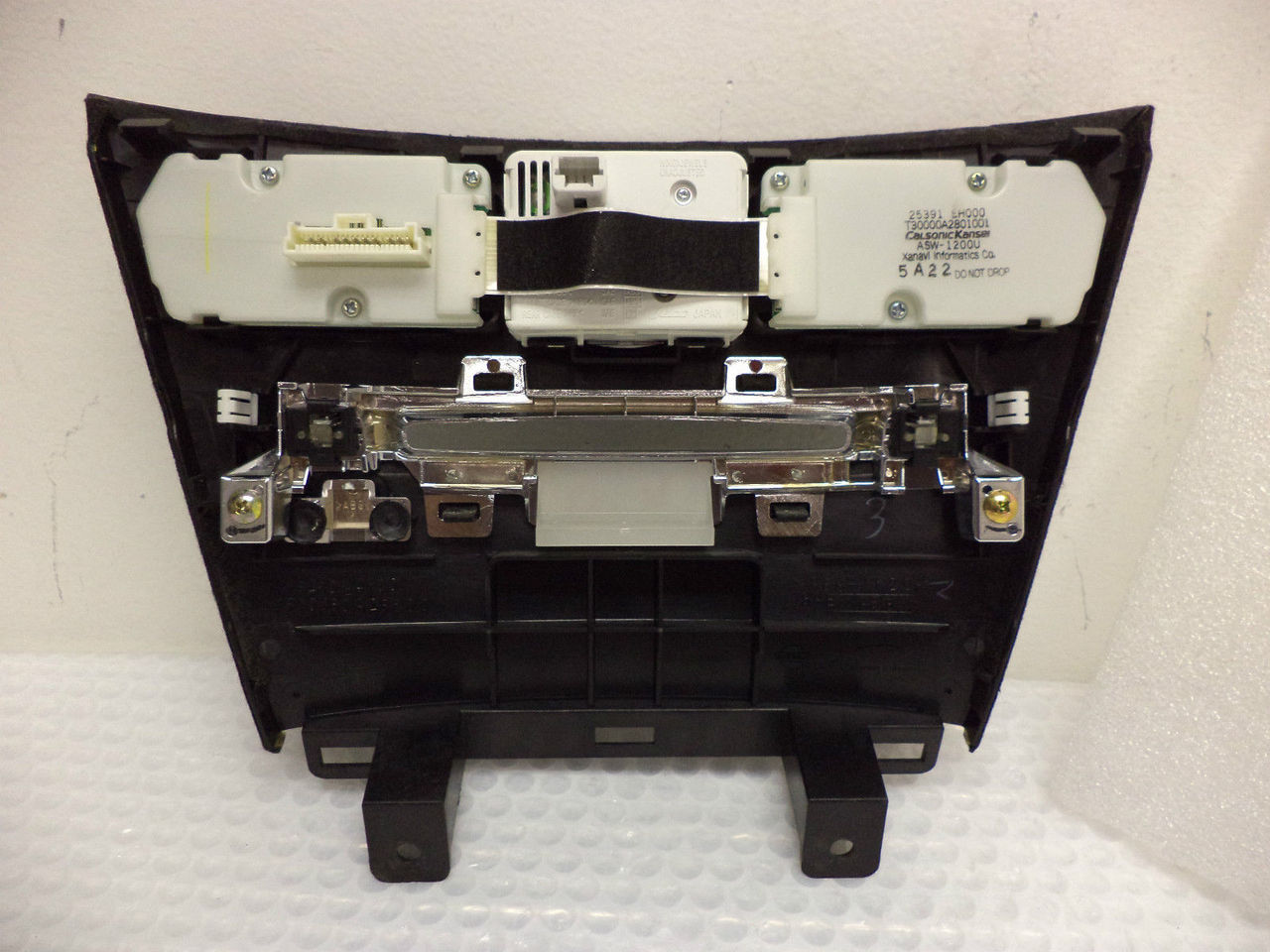 INFINITI M35 M45 Radio Silver FACEPLATE Clock 68260-EH100