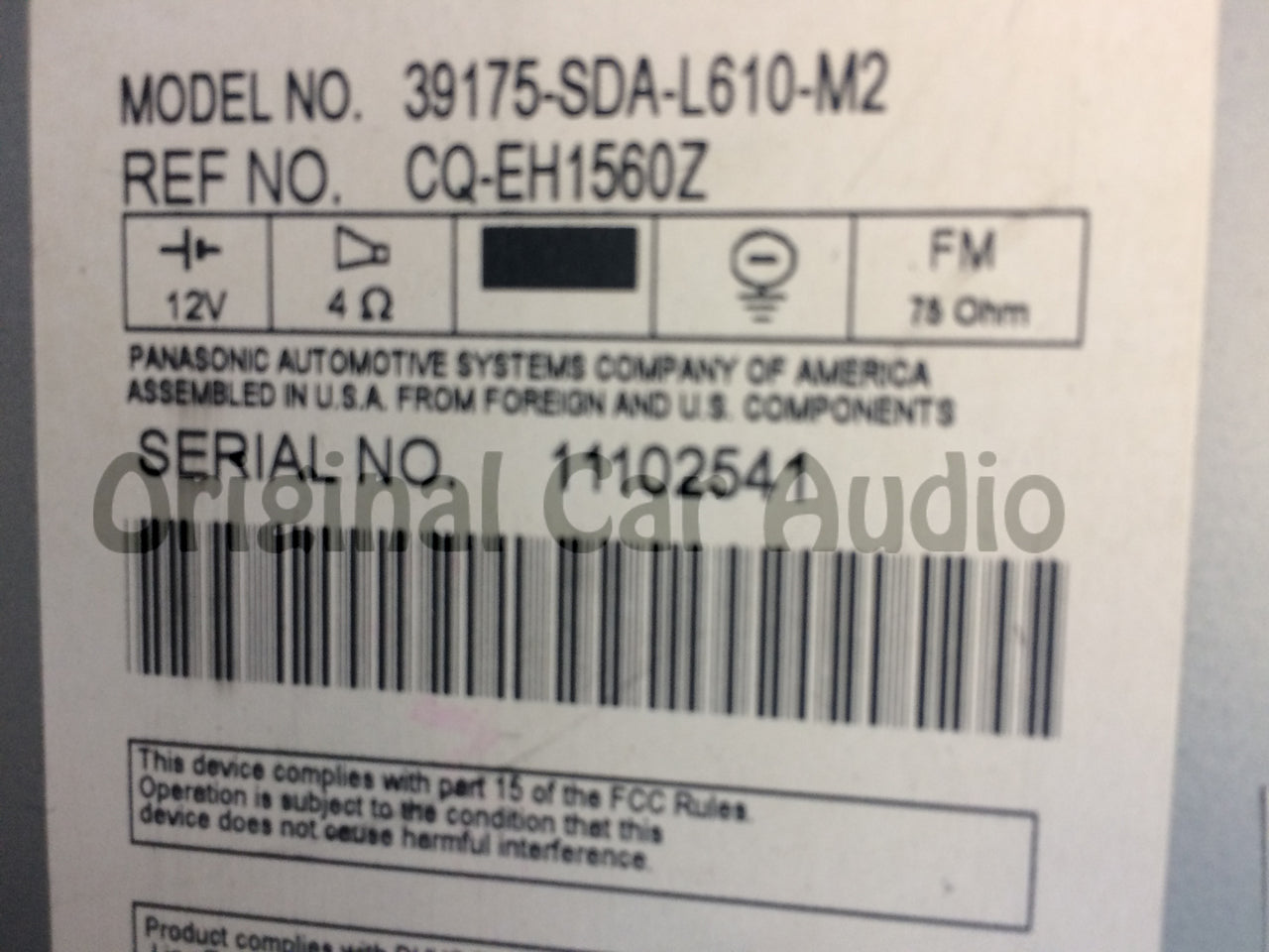 06-07 Honda Accord Premium Audio 6 CD Dual Auto Climate Control 7FK0