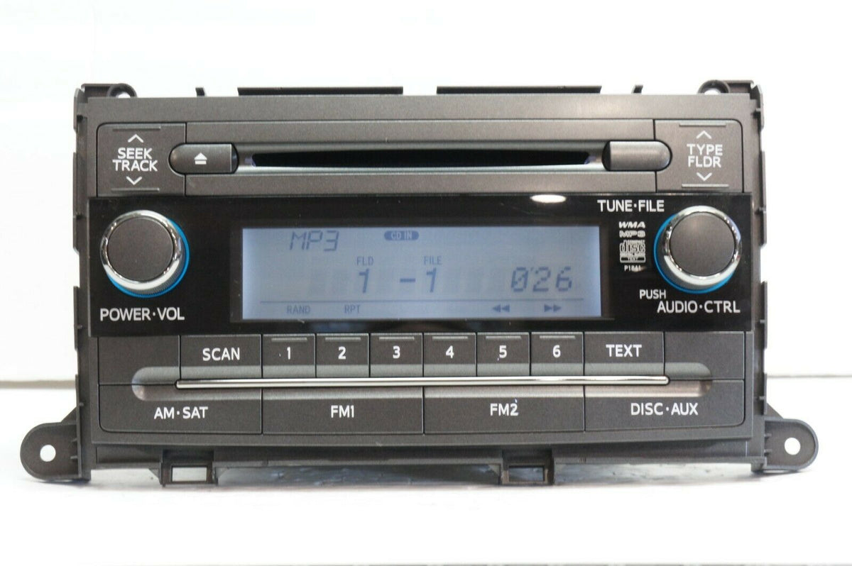 2011-2014 Toyota Sienna AM FM CD WMA Mp3 Radio Receiver 86120-08230 OEM