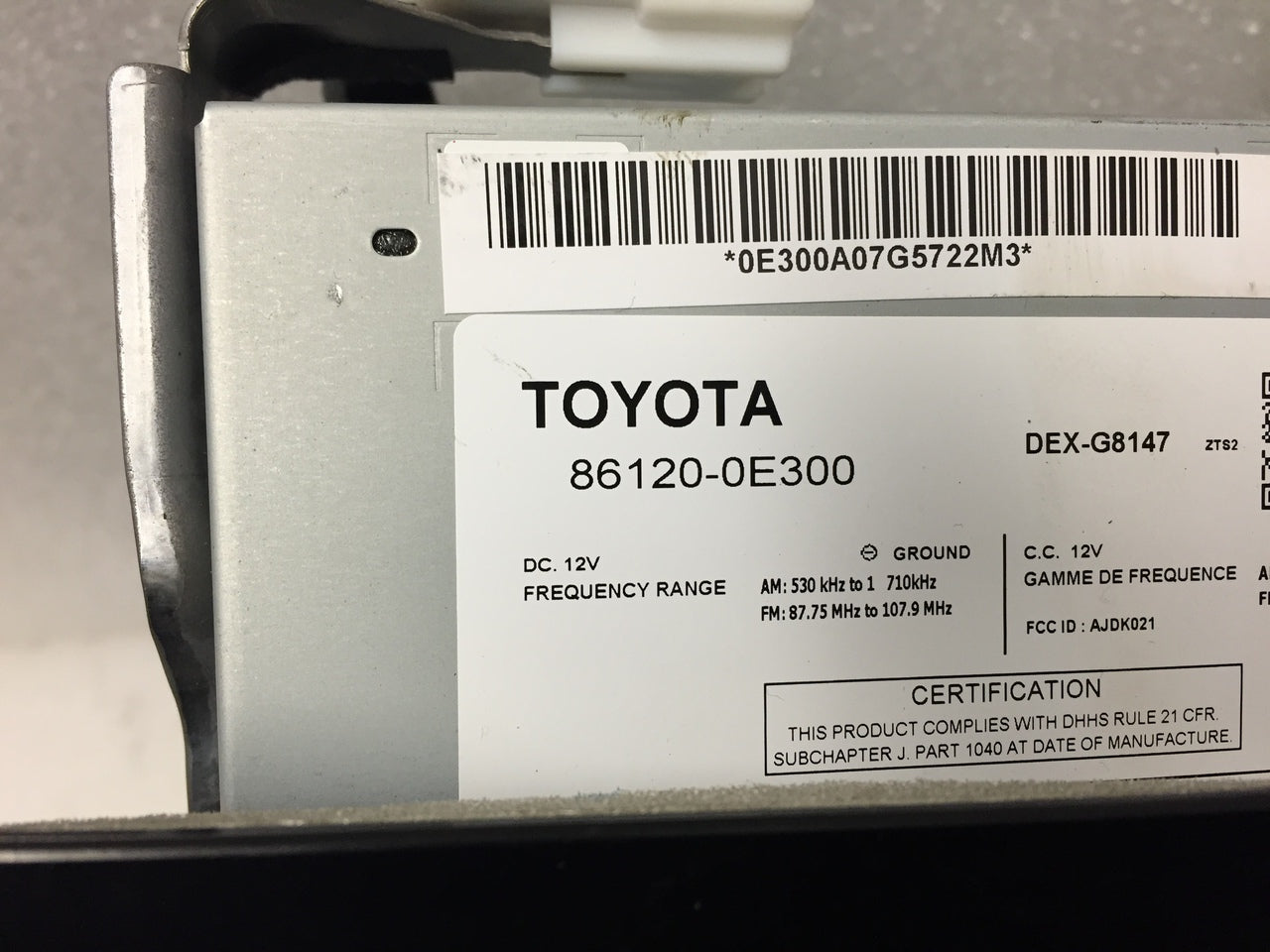 Refurbished 2010 - 2011 Lexus RX350 RX450H Radio 6 Disc CD Changer AUX Stereo USB Receiver OEM AP1884