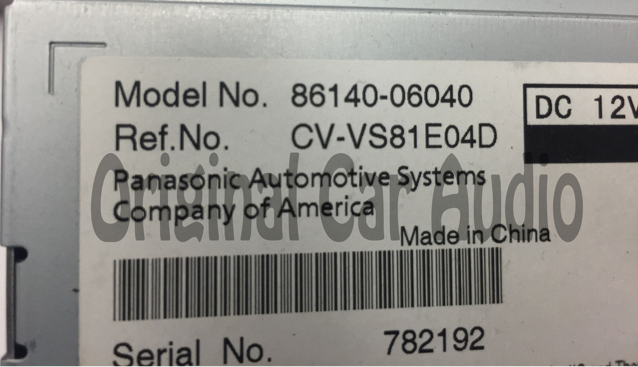 Brand New 2012 Toyota CAMRY Touch Screen Display LCD Radio MP3 XM CD Changer Player 57013