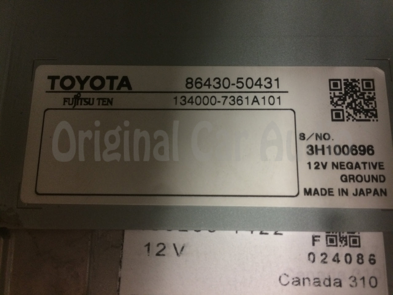 BLEMISHED 2010 - 2012 Lexus LS460 OEM Navigation Information Touch Screen Display Monitor