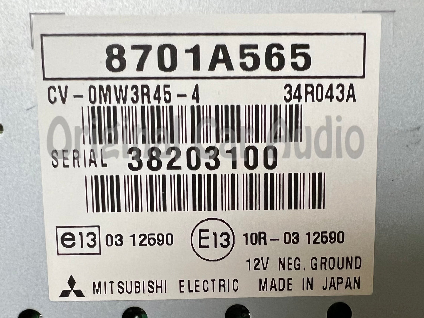 2010 - 2019 Mitsubishi Lancer Outlander Sport OEM Premium Sound Rockford Fosgate Amplifier Amp