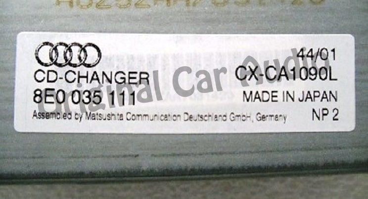 NEW Audi A4 S4 Avant Quattro Cabrio 6 CD Changer Radio 8E0035111 8E0 035 111 2002 2003 2004 2005 2006 2007 2008