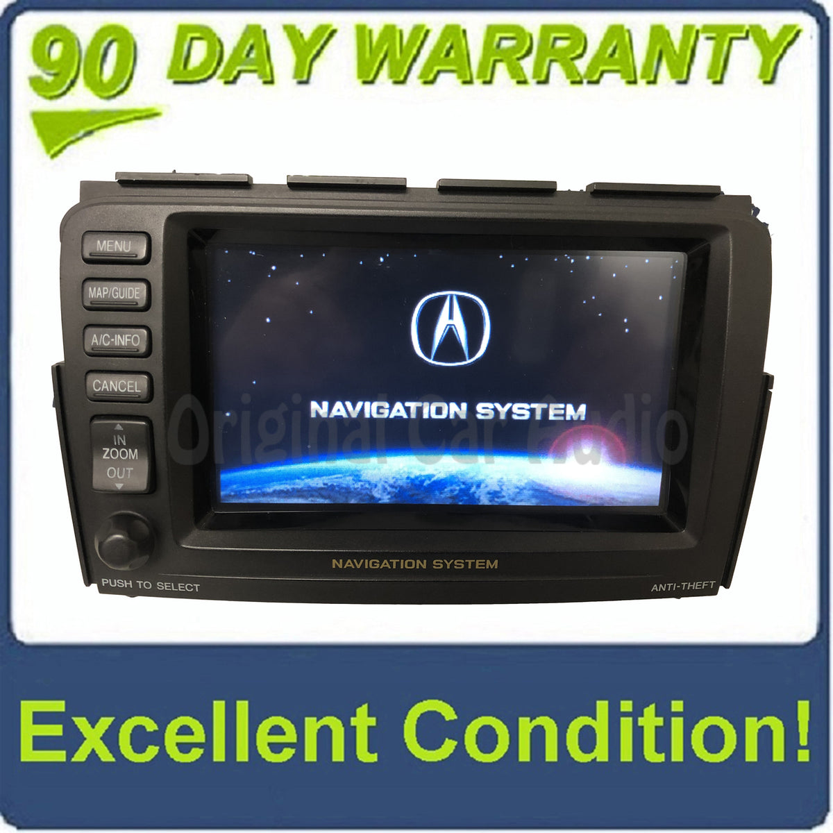 2003 03 Acura MDX Navigation SCREEN LCD 39810-S3V-A110-M1, 39810-S3V-A110, 39810S3VA110, 39810S3VA110M1