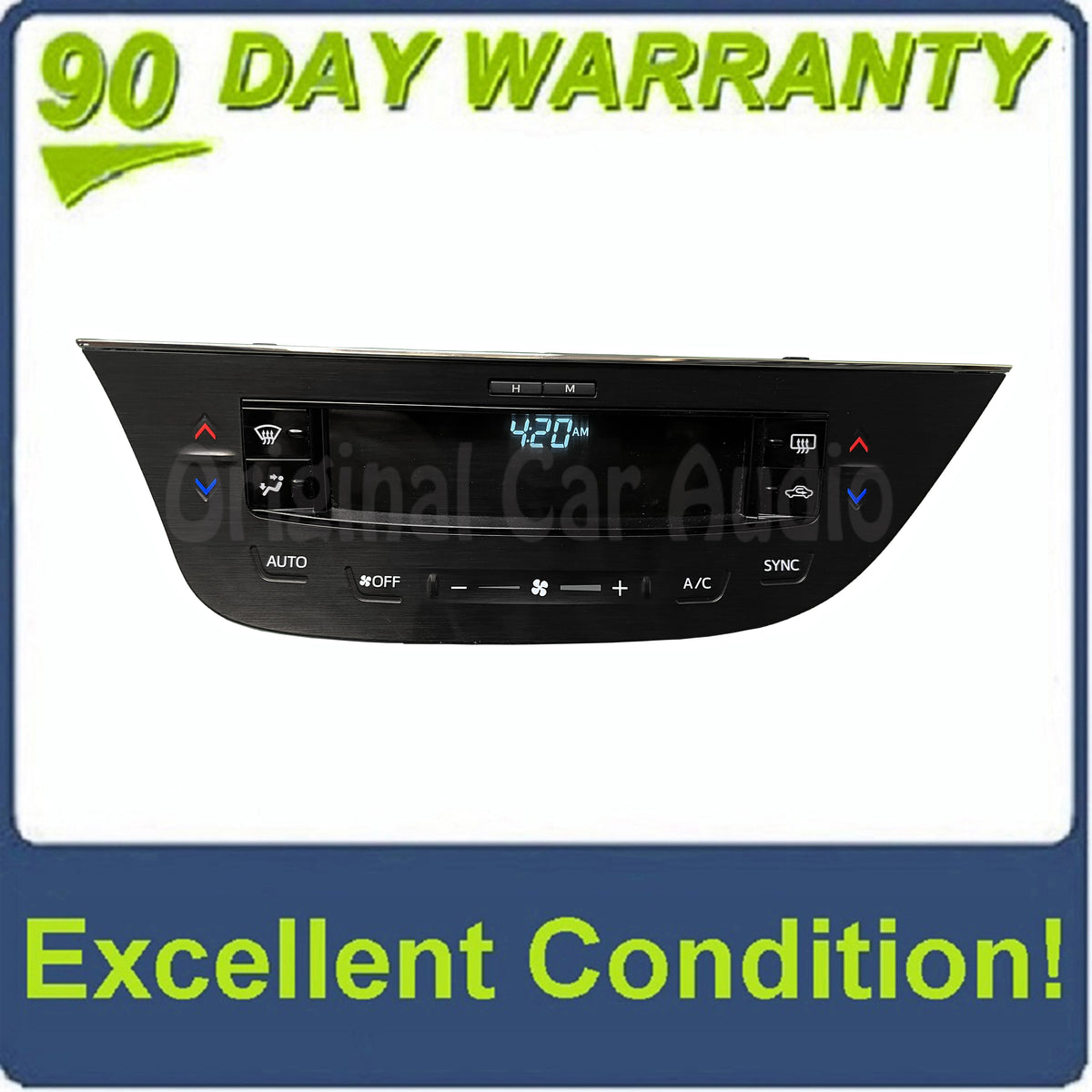 2013 2014 2015 Toyota Avalon OEM Heat A/C Temperature Control Panel